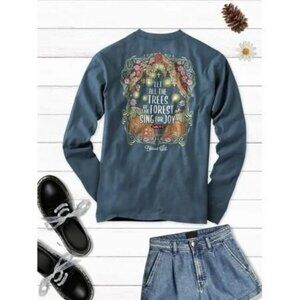 Blessed Girl Womens Long Sleeve T-Shirt Trees